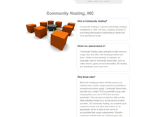 Tablet Screenshot of communityhosting.net